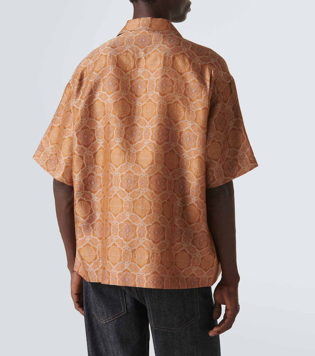 Camicia in jacquard di seta e lino | Visvim