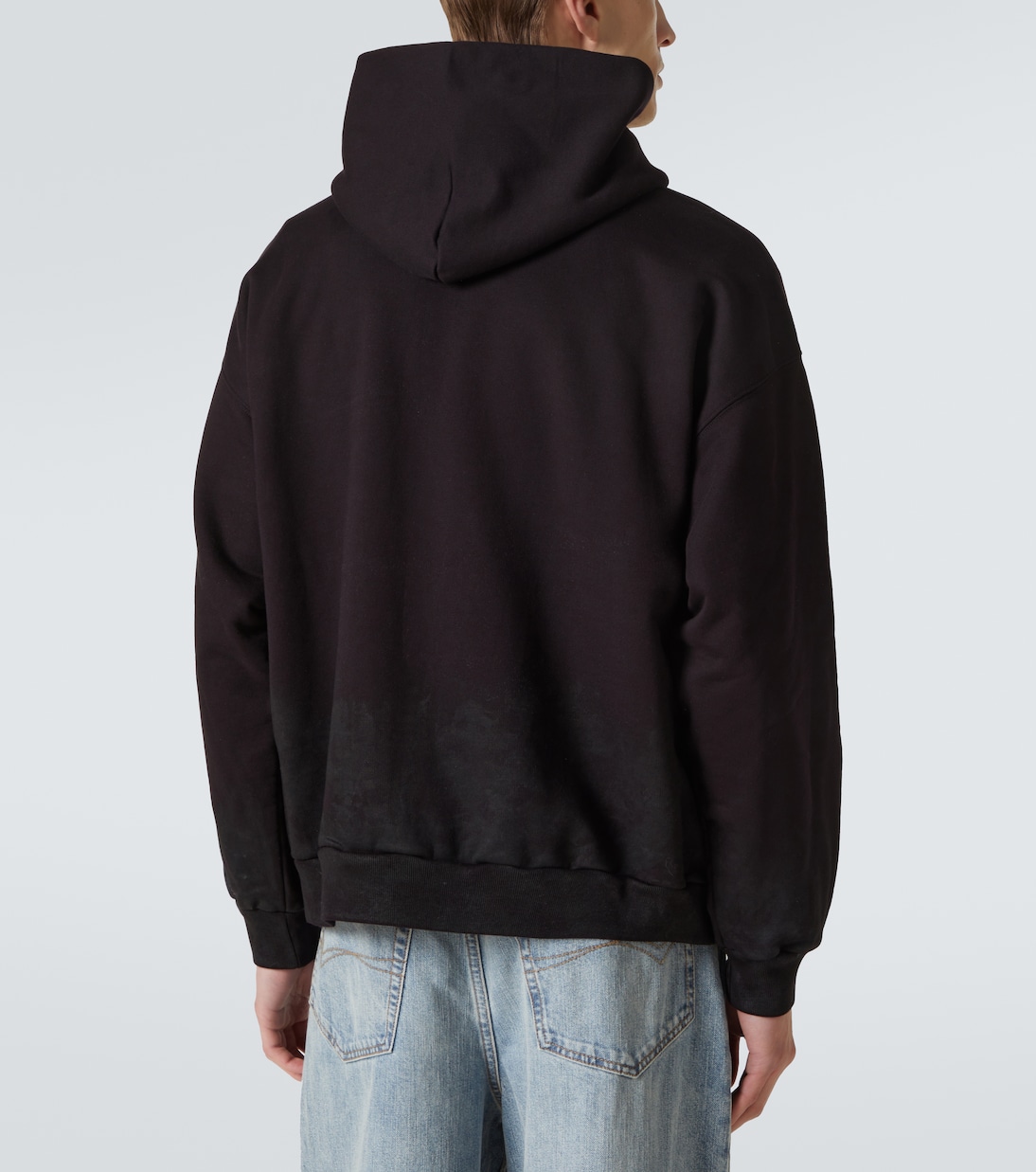 Felpa in jersey di cotone con cappuccio | Balenciaga