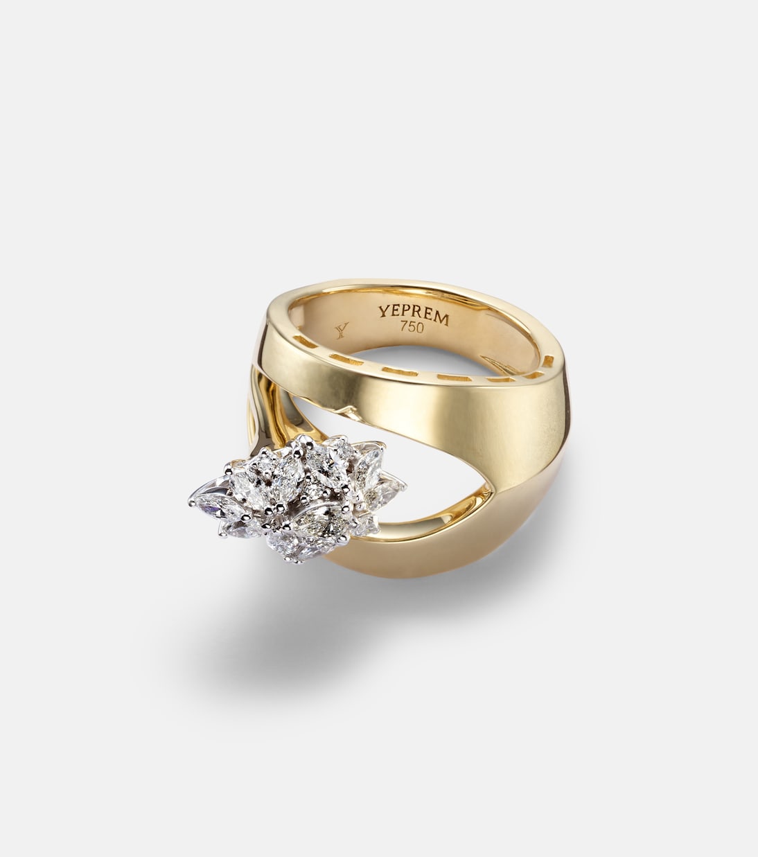 Bague Golden Strada en or 18 ct et diamants | Yeprem