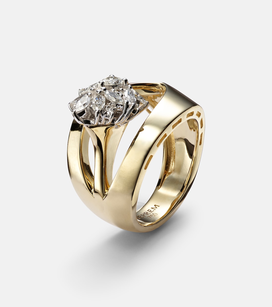 Bague Golden Strada en or 18 ct et diamants | Yeprem