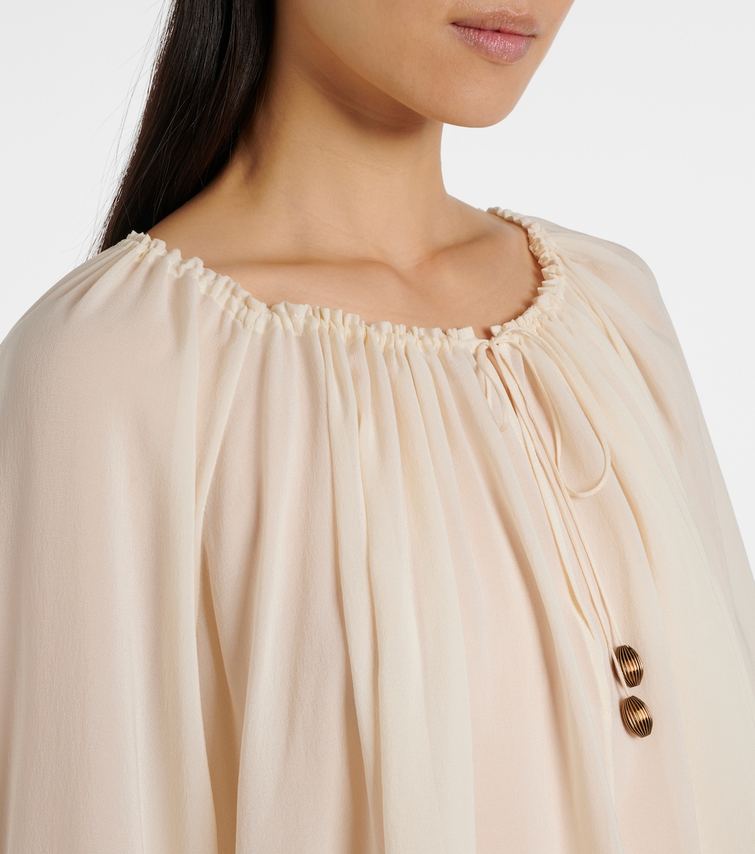 Blusa in georgette di seta | Chloé