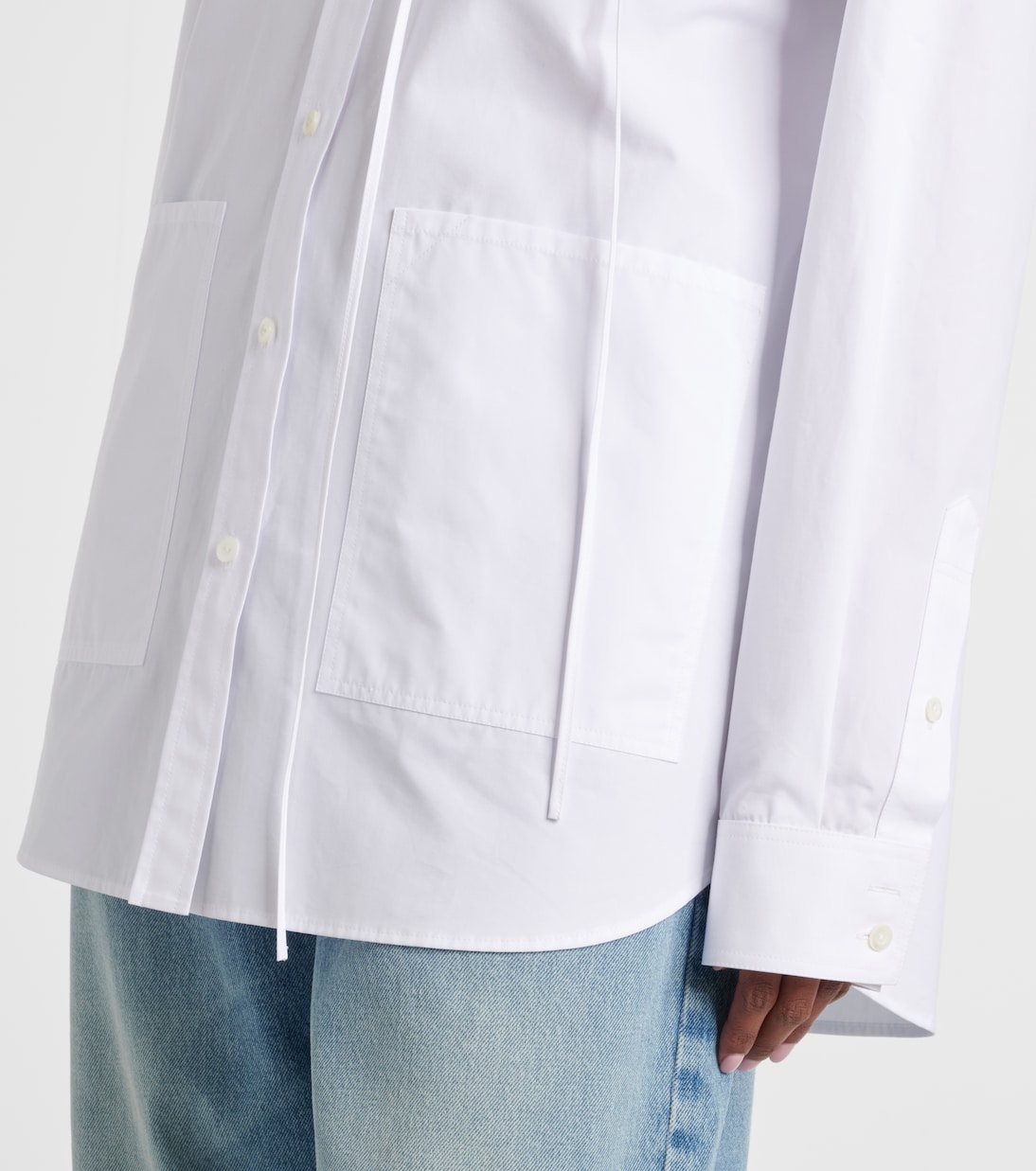 Camisa de popelín de algodón | Gucci