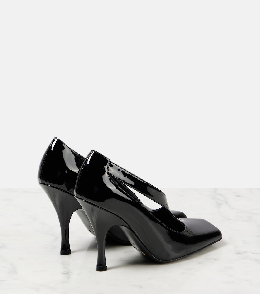Escarpins Eva 100 en cuir verni | Khaite
