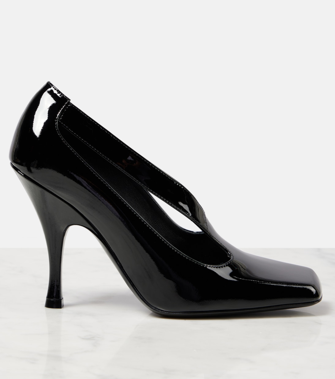 Escarpins Eva 100 en cuir verni | Khaite