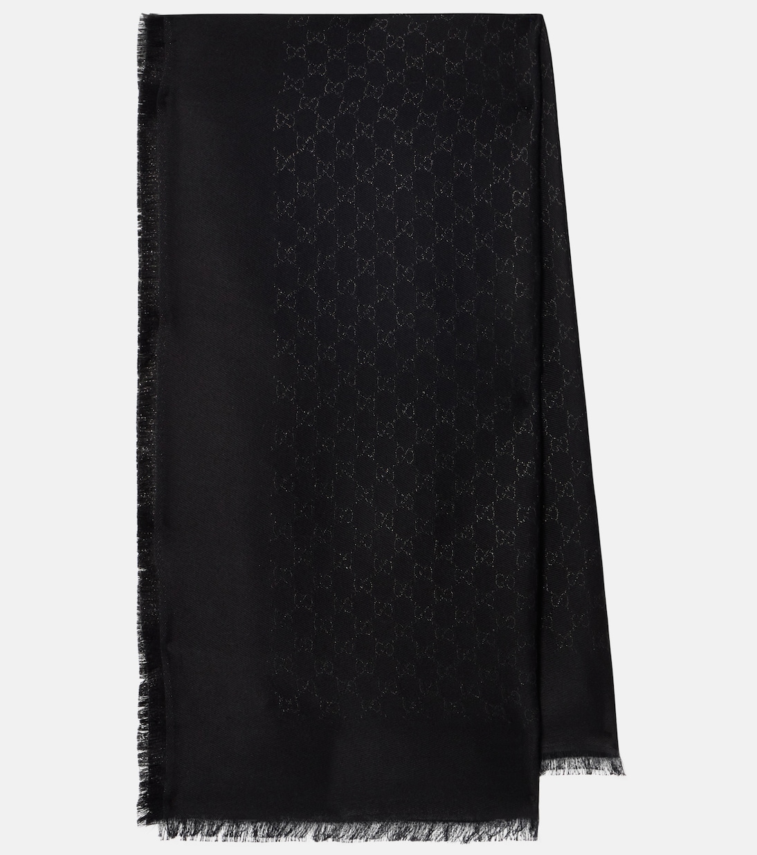 Scialle in jacquard GG firmato Gucci, stile giovane e trendy