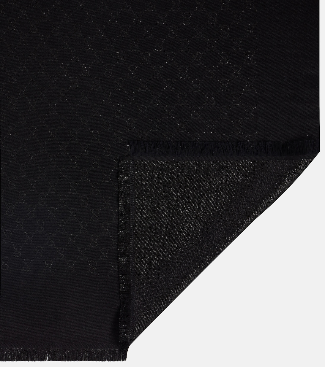 Scialle in jacquard GG firmato Gucci, stile giovane e trendy