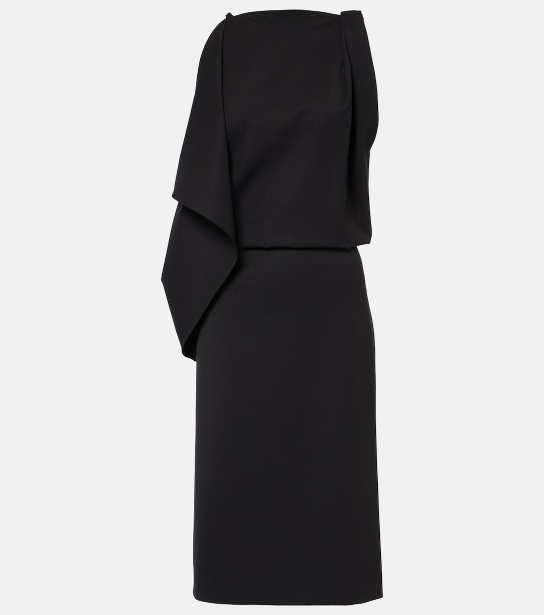 Robe midi Elena en laine mélangée | Proenza Schouler
