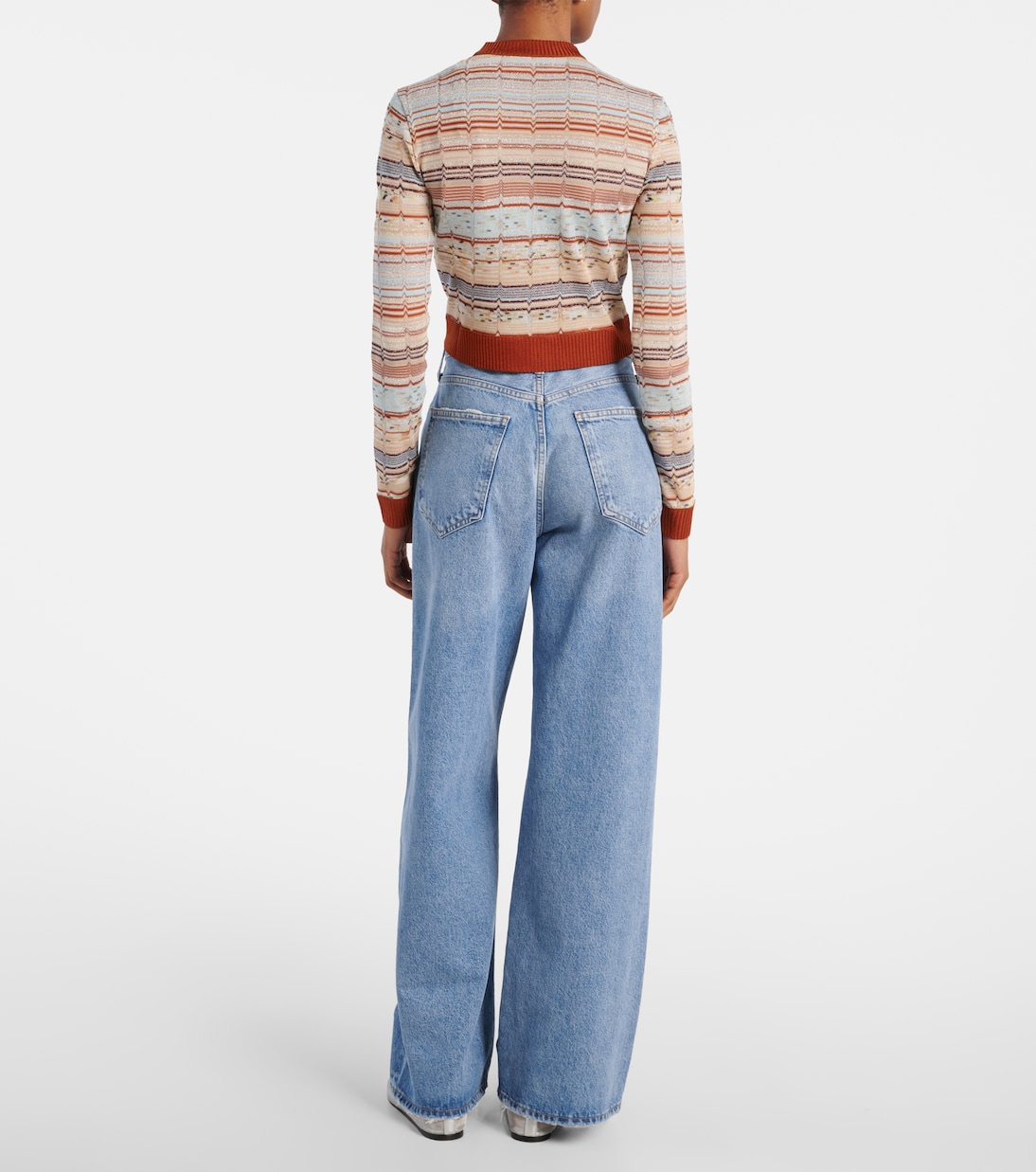 Cárdigan de lamé en zigzag | Missoni