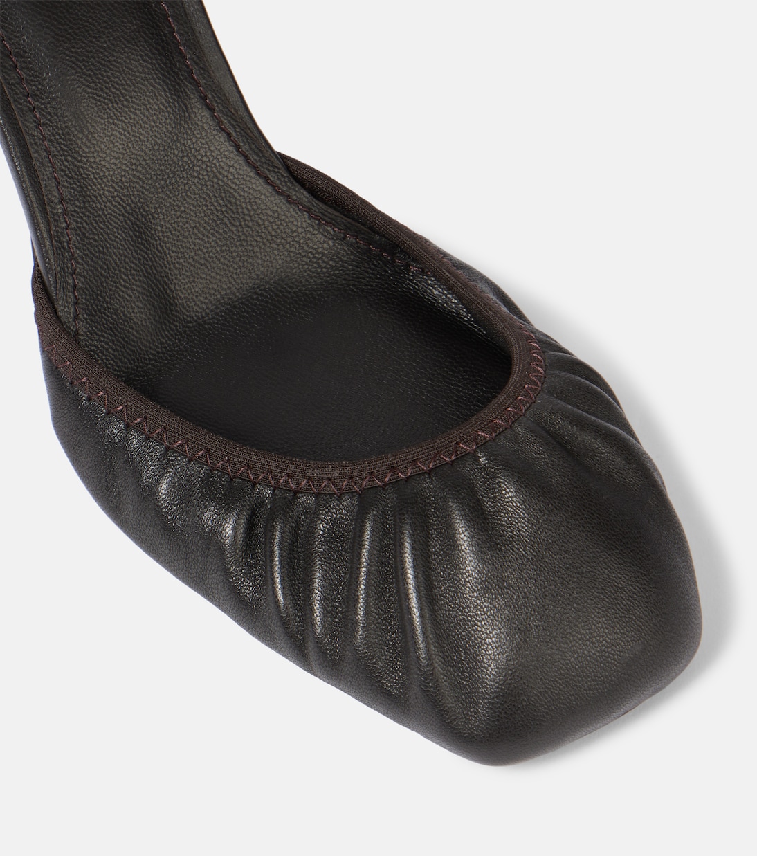 Sandali in pelle LEMAIRE Micro Ballerina 85, stile giovanile e moderno