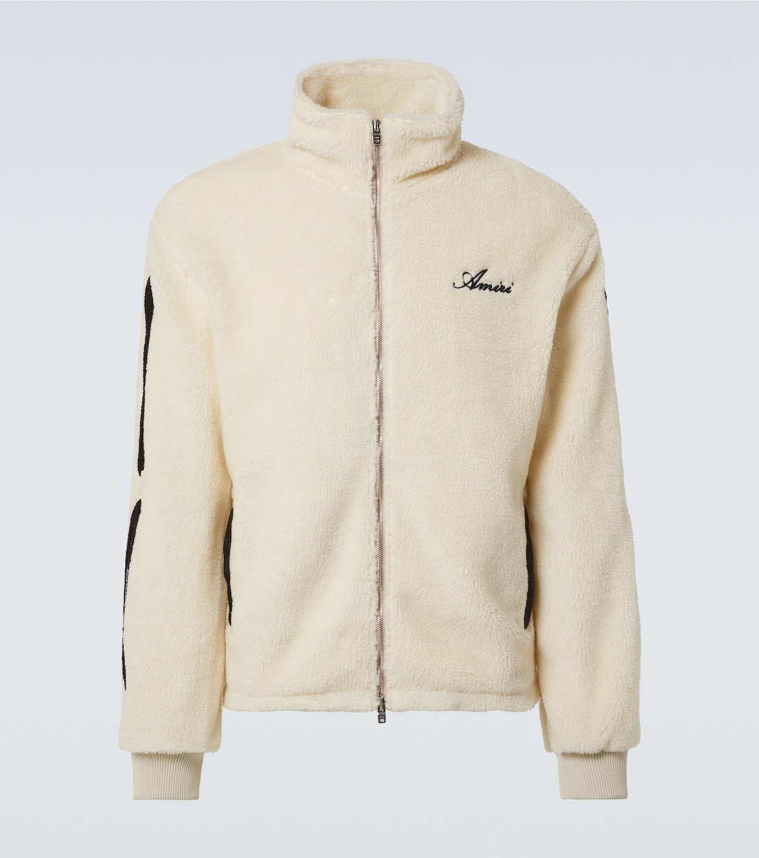 Bones patch-appliqué fleece jacket | Amiri