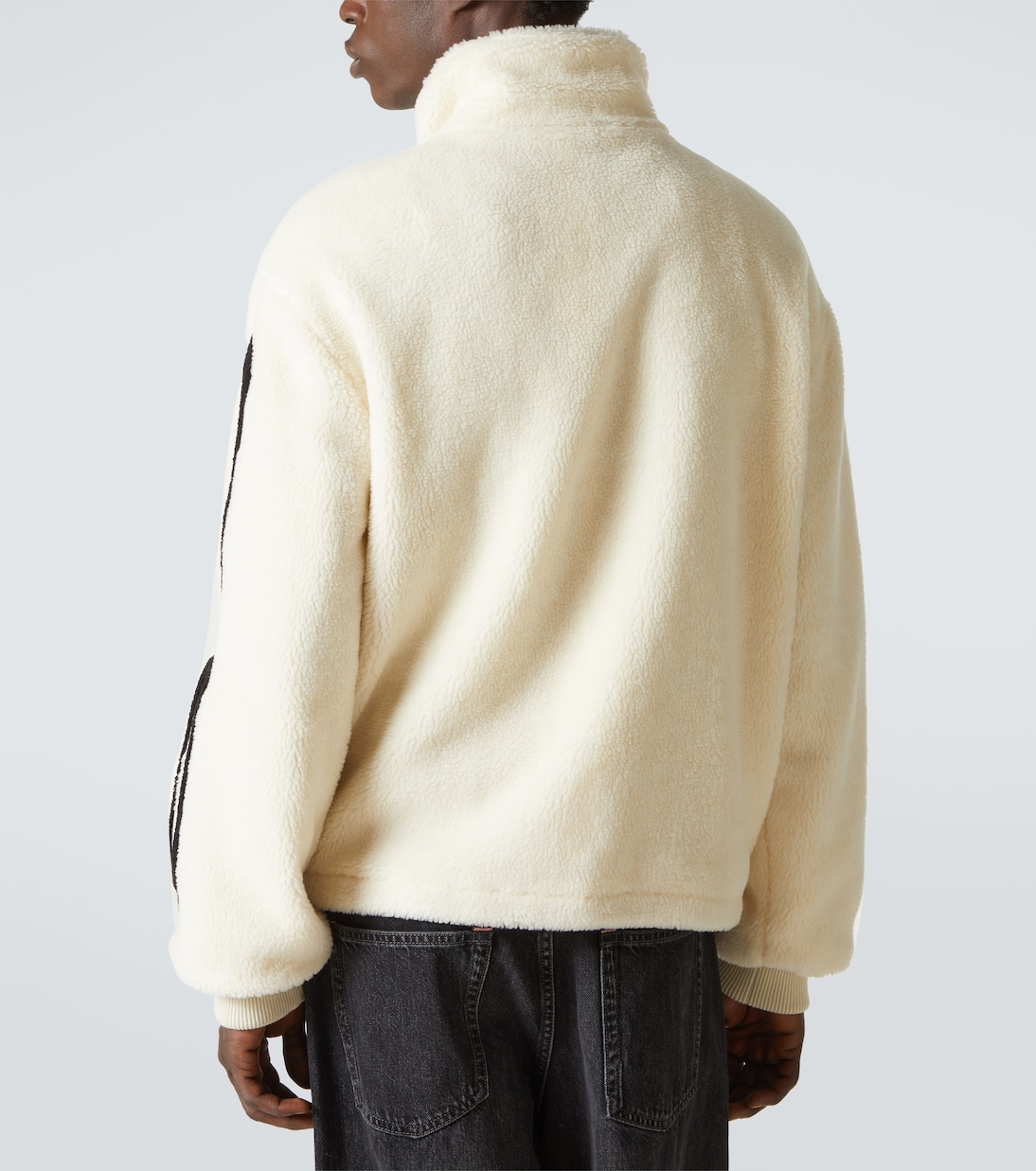 Bones patch-appliqué fleece jacket | Amiri