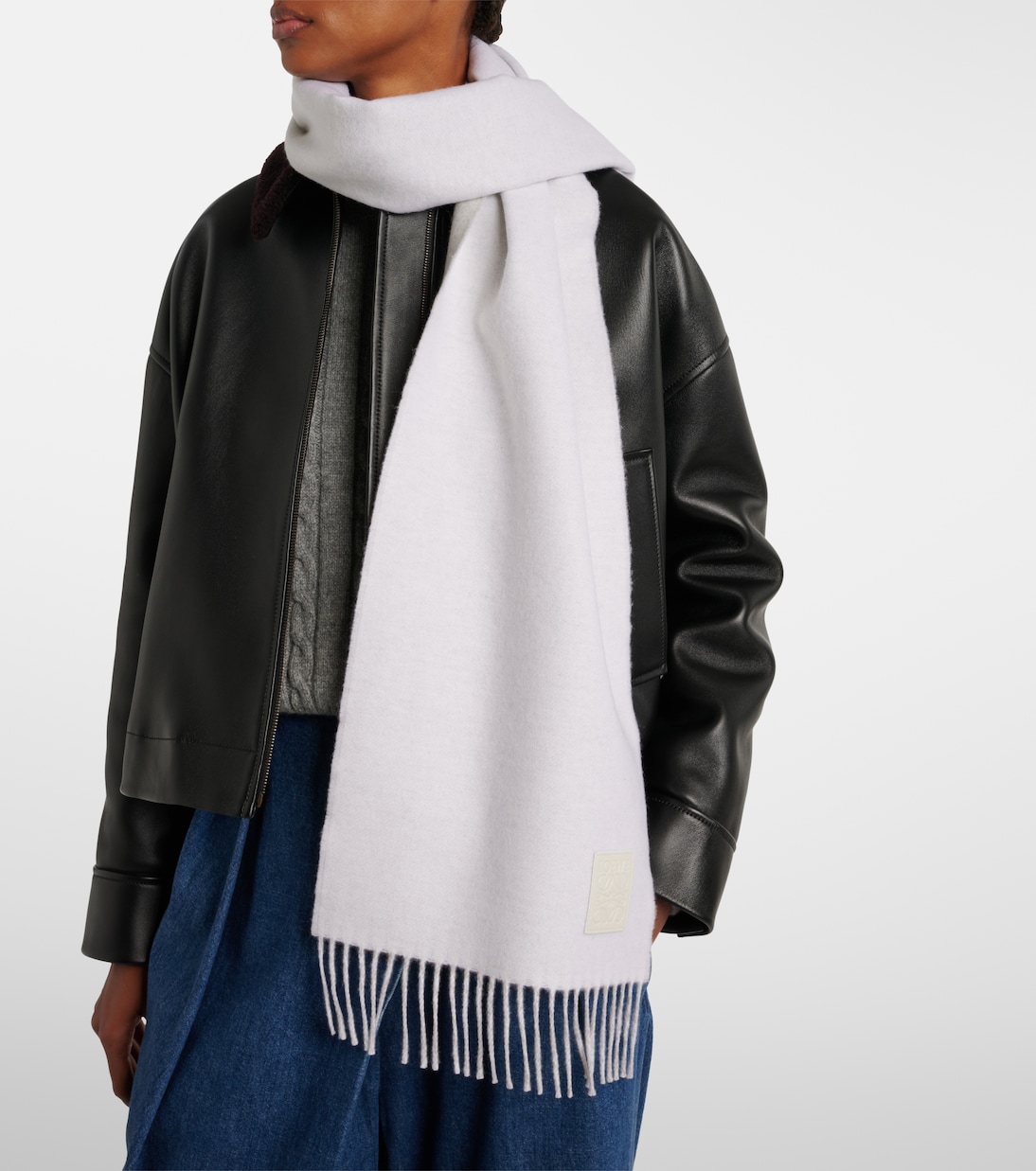Sciarpa Anagram in lana e cashmere | Loewe