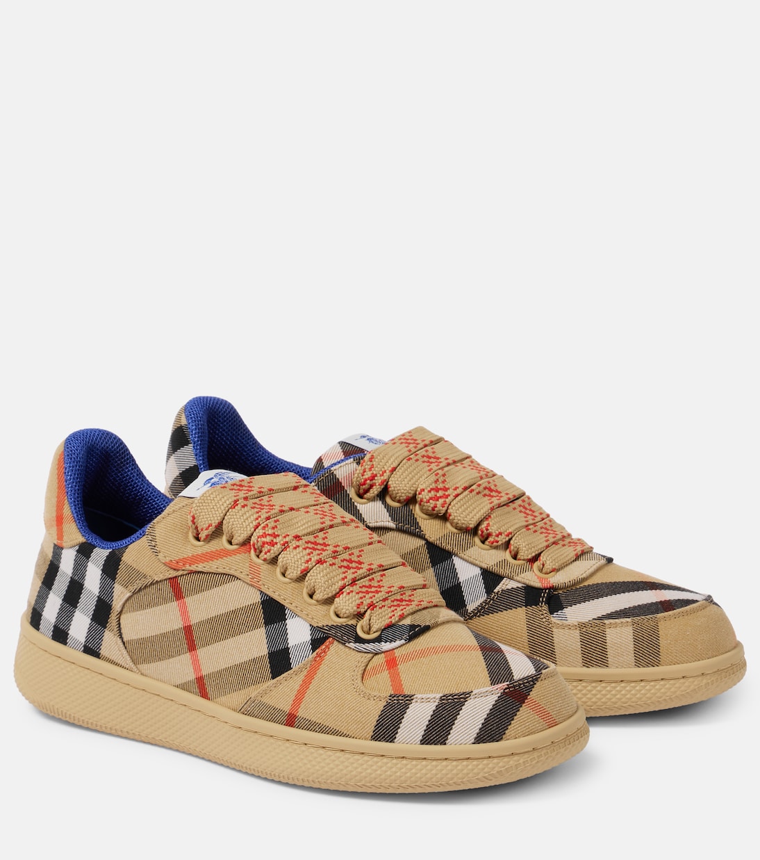 Baskets Burberry Check en toile | Burberry