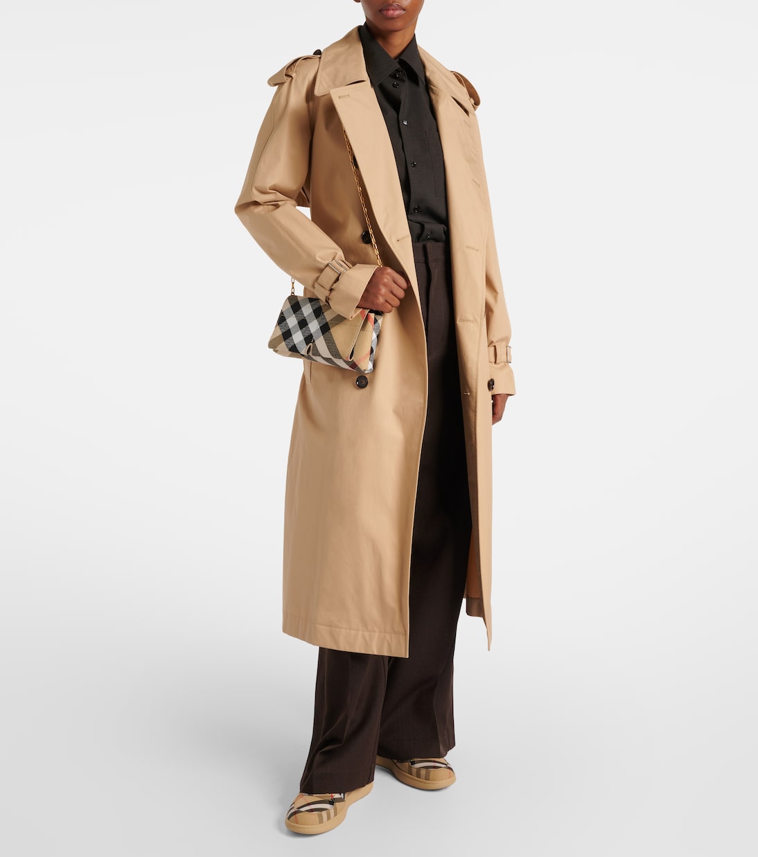 Baskets Burberry Check en toile | Burberry