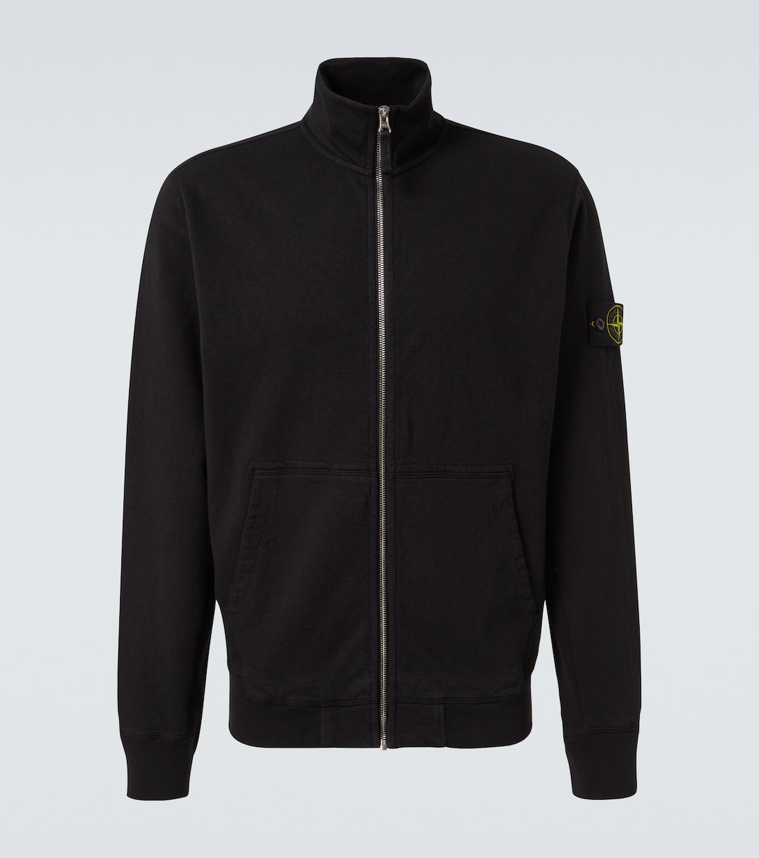 Cárdigan de algodón con cremallera | Stone Island