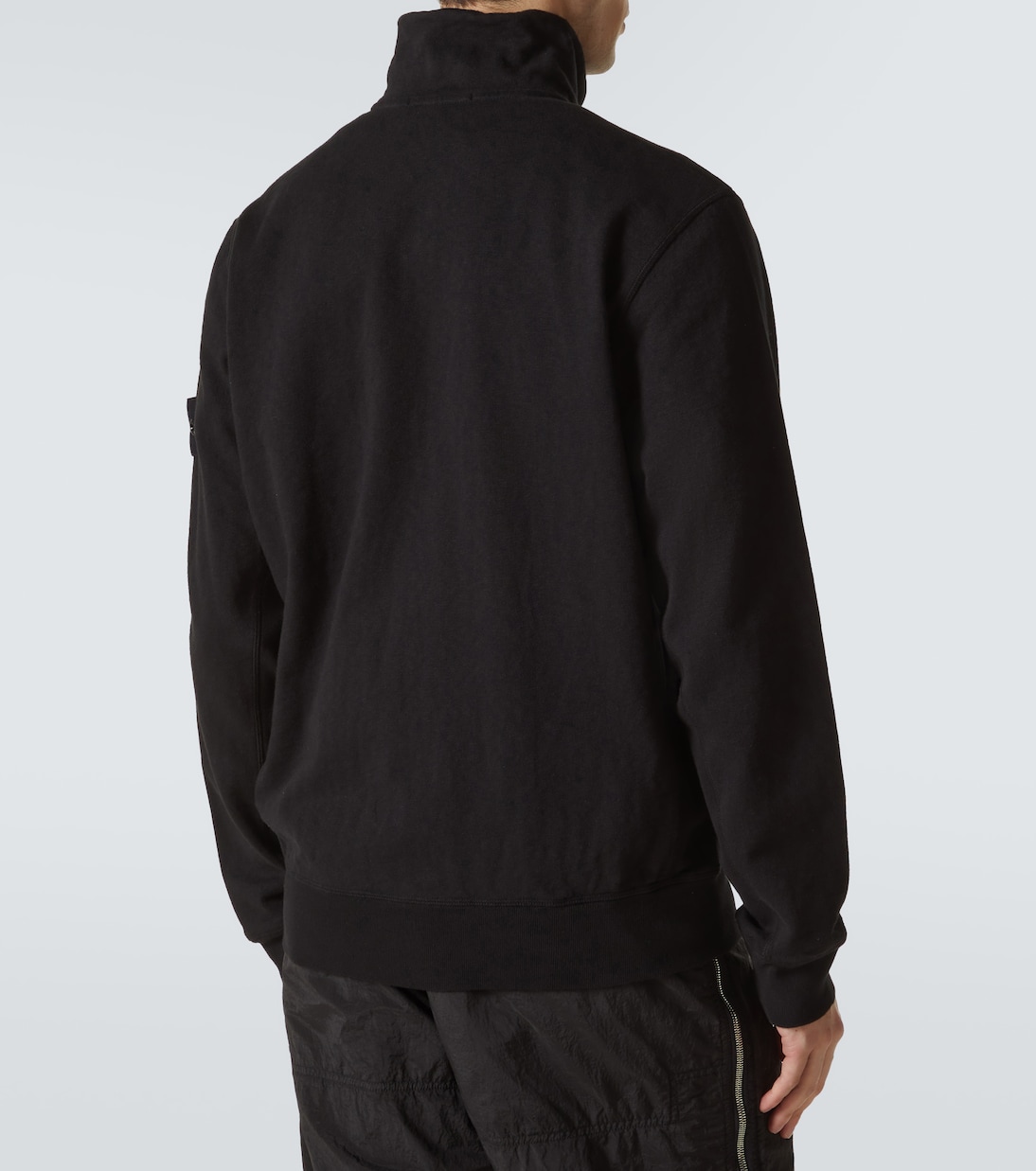 Cárdigan de algodón con cremallera | Stone Island