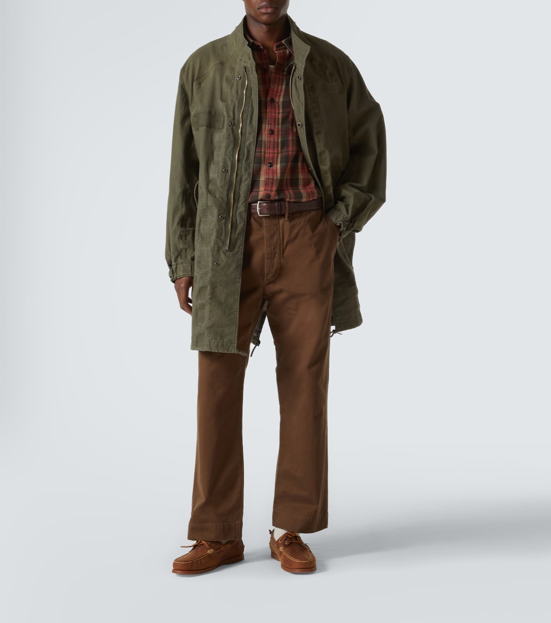 Parka Six-Five Fishtail in lino spalmato | Visvim