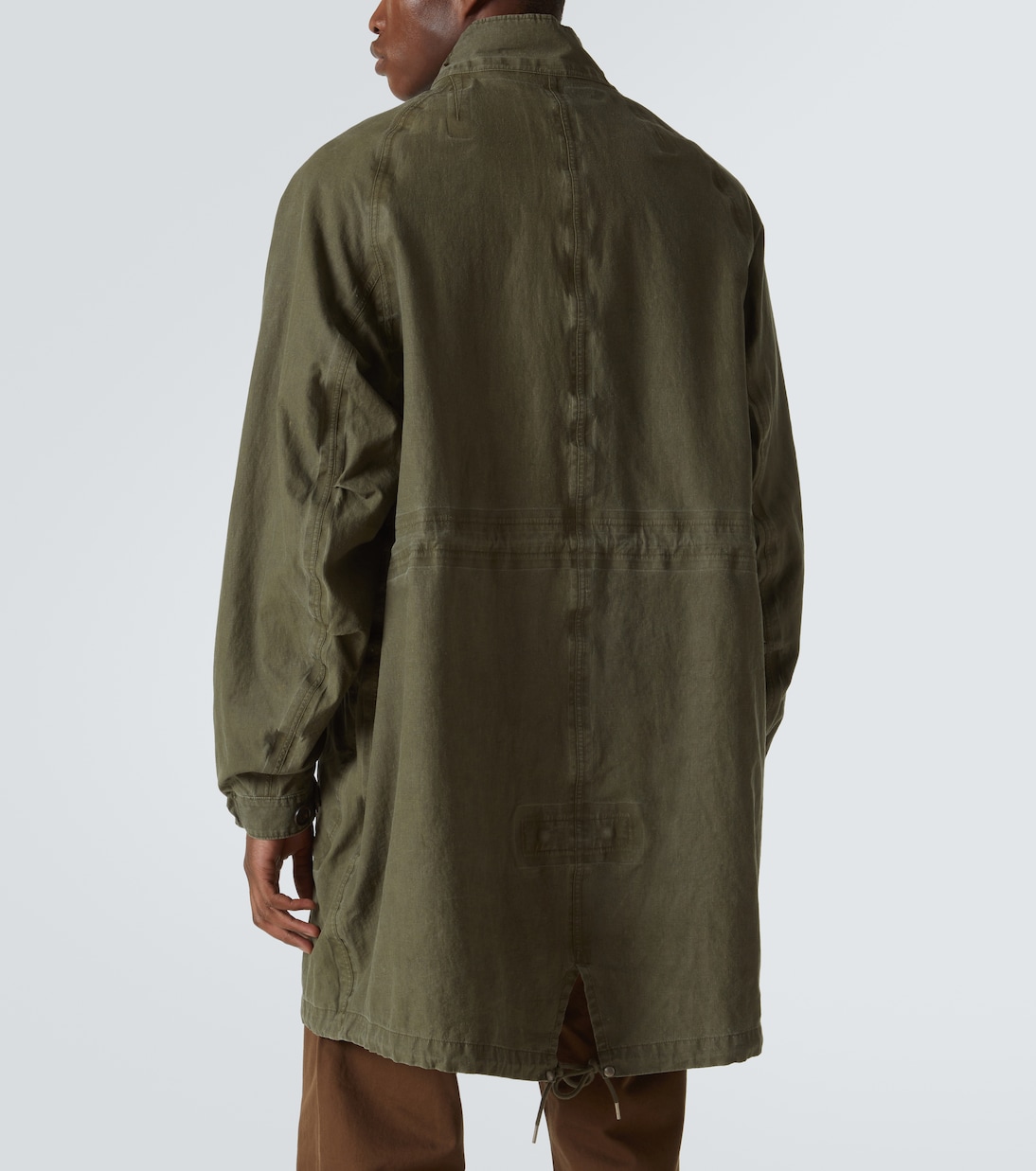 Parka Six-Five Fishtail in lino spalmato | Visvim