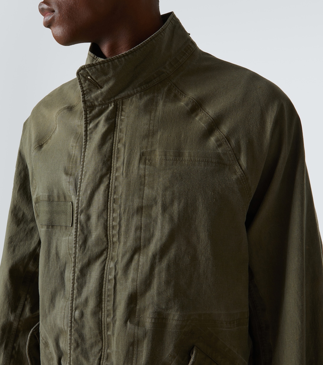 Parka Six-Five Fishtail in lino spalmato | Visvim