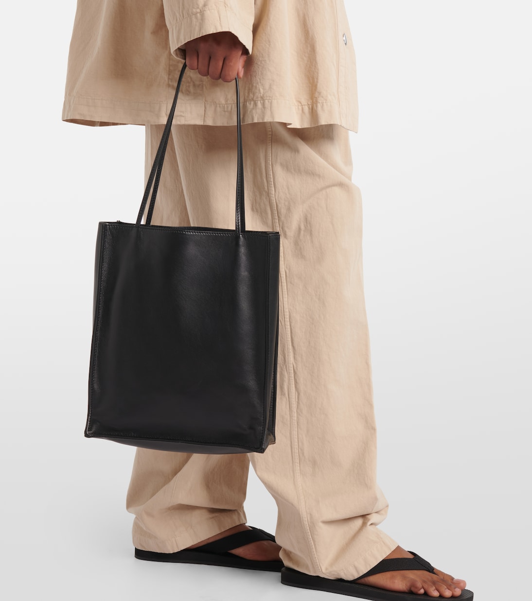 Borsa To Go Large in pelle | The Row