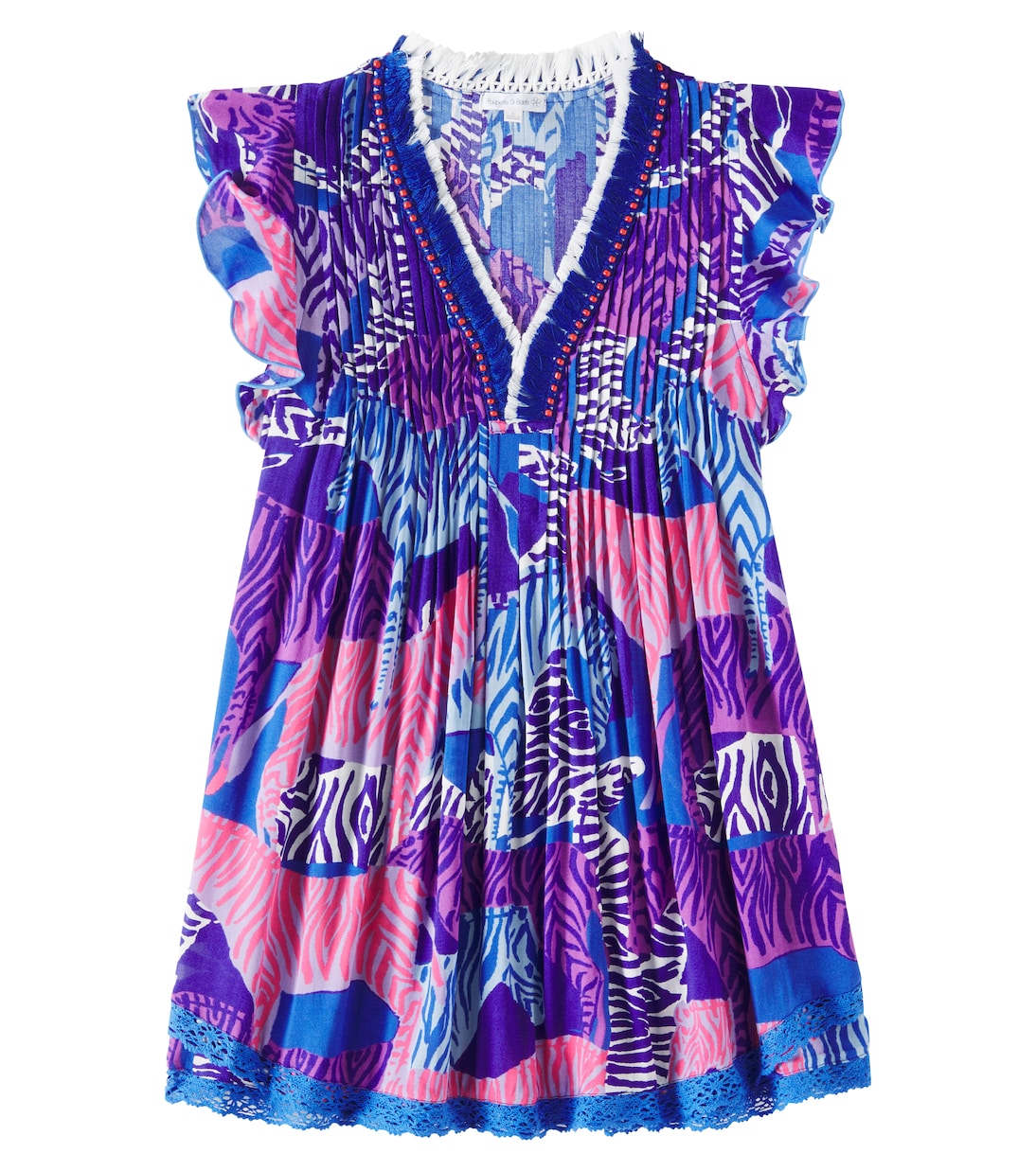 Abito Sasha con volant | Poupette St Barth Kids