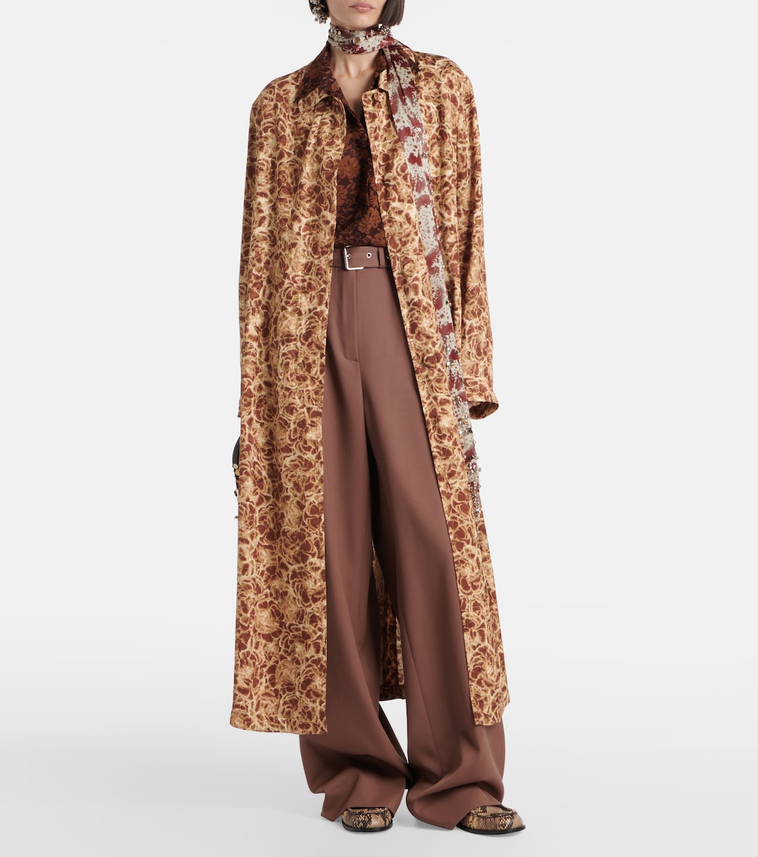 Cappotto con stampa leopardata | Dries Van Noten