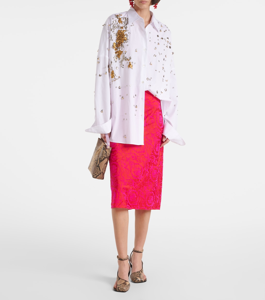 Bedruckter Bleistiftrock | Dries Van Noten