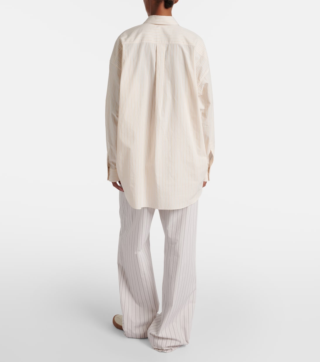 Chemise Caster rayée en coton  | The Row