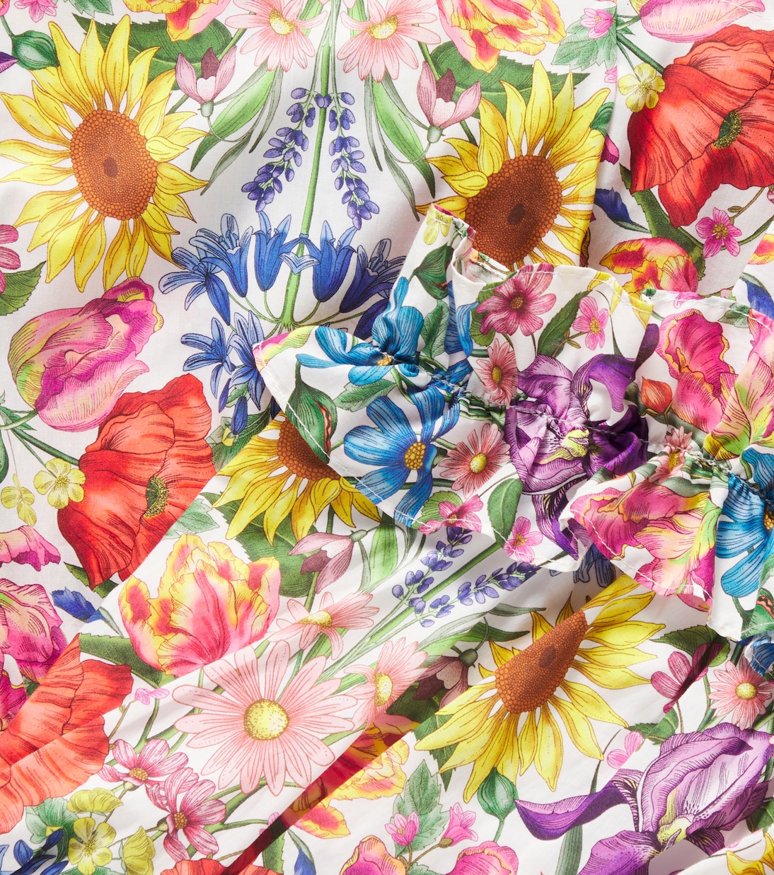 Jumpsuit corta in cotone floreale | Tartine et Chocolat