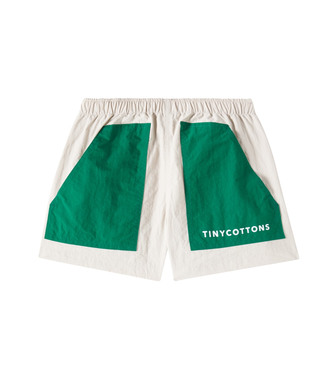 Shorts color-block con logo | Tinycottons