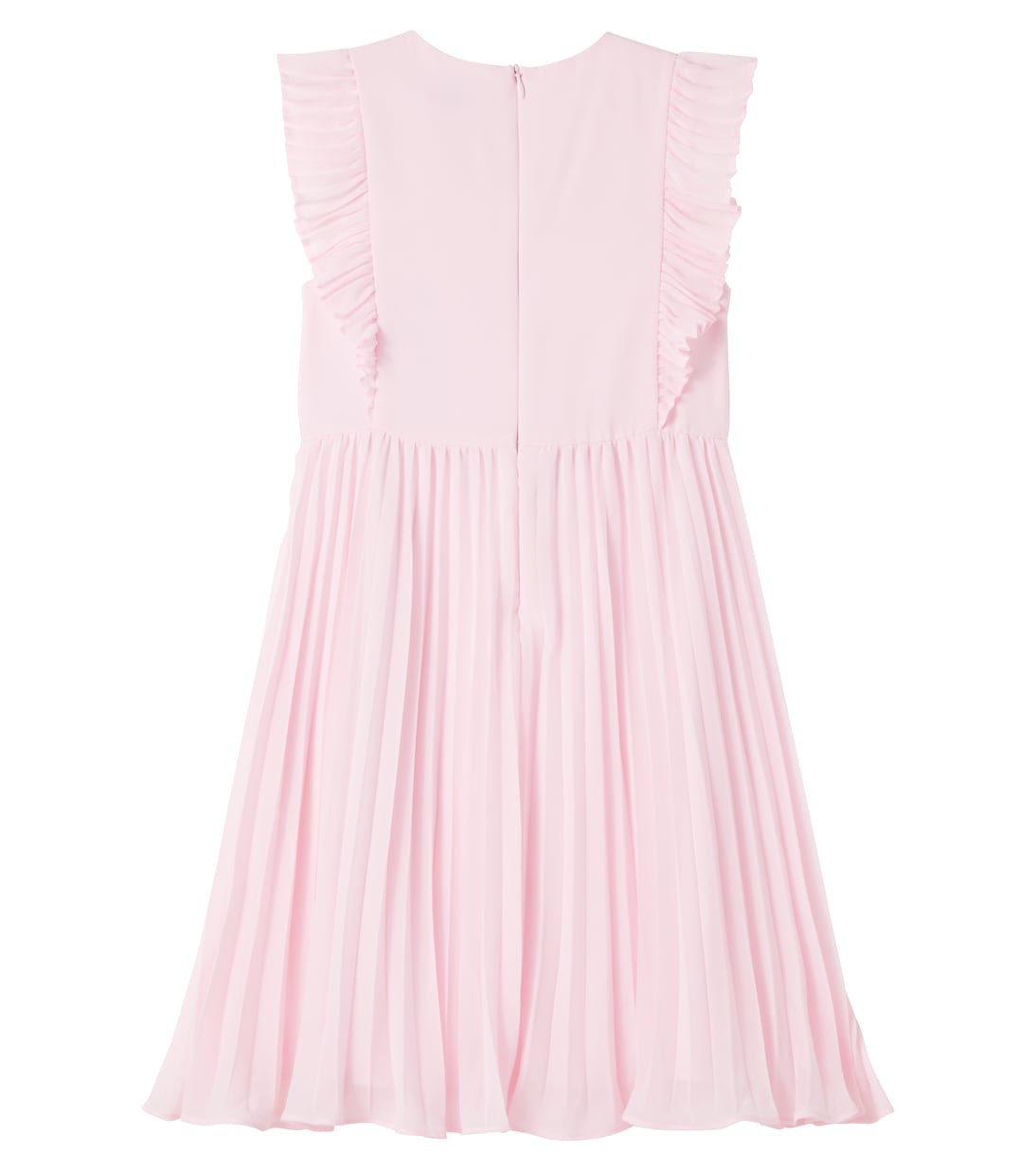 Abito in chiffon con fiocco e pince | Self-Portrait Kids