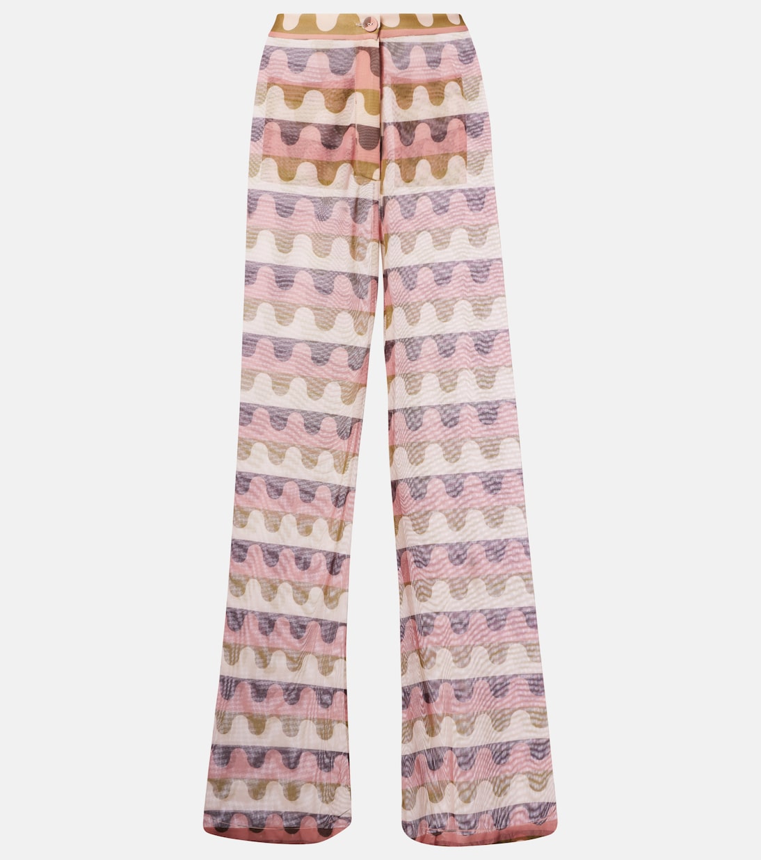 Giardino printed straight pants | Adriana Degreas