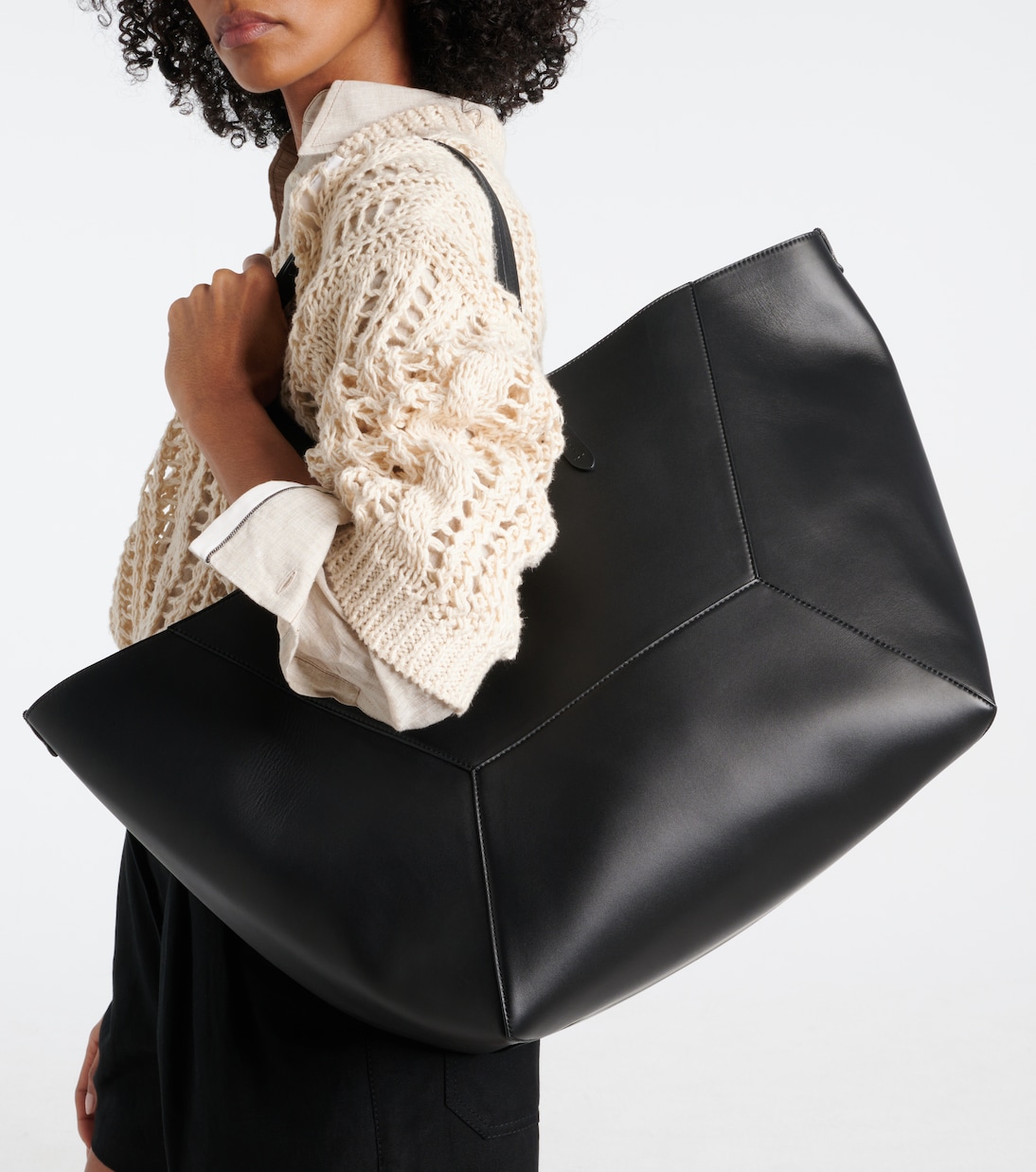 Tote BC Duo Large aus Leder | Brunello Cucinelli