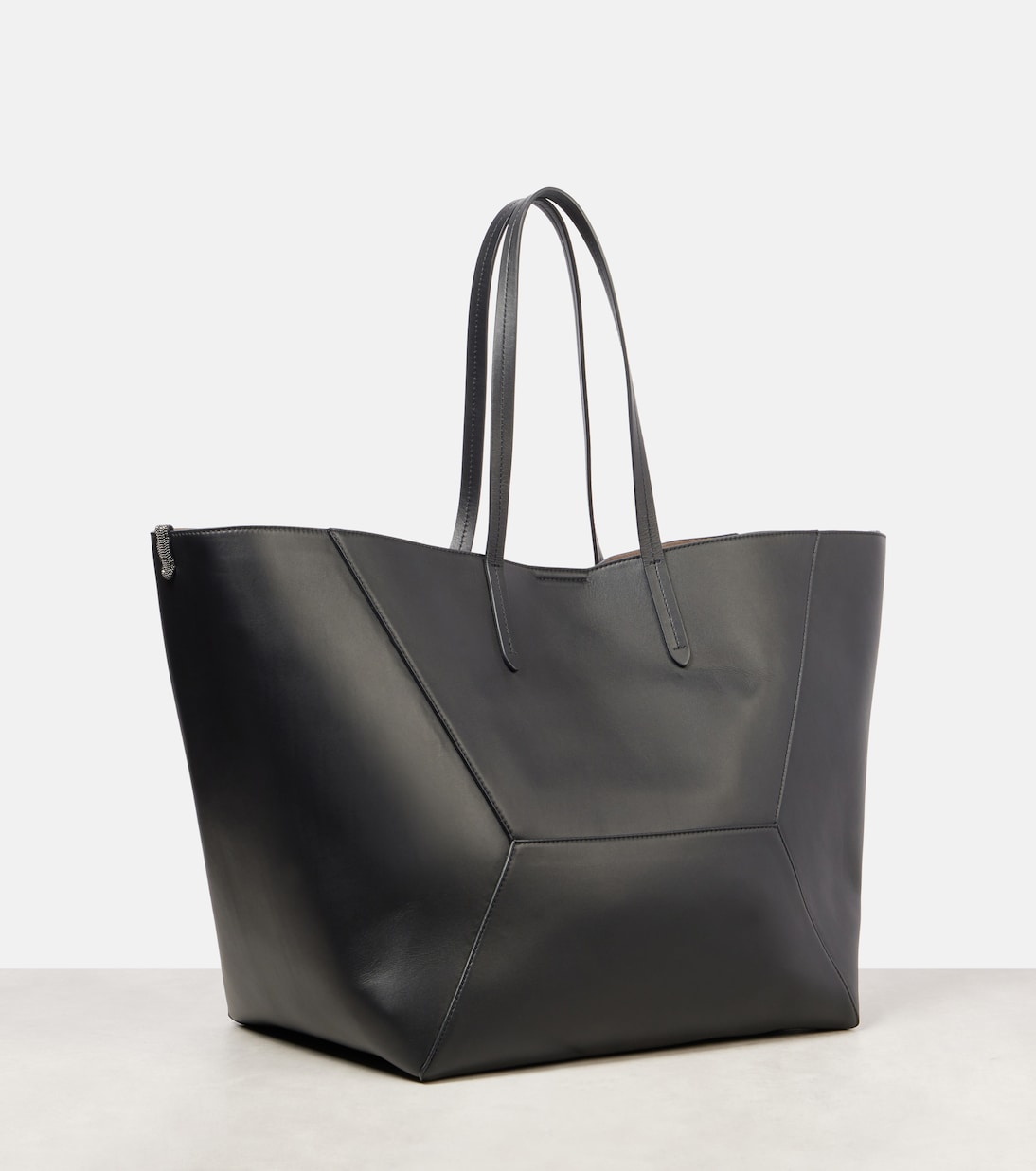 Tote BC Duo Large aus Leder | Brunello Cucinelli