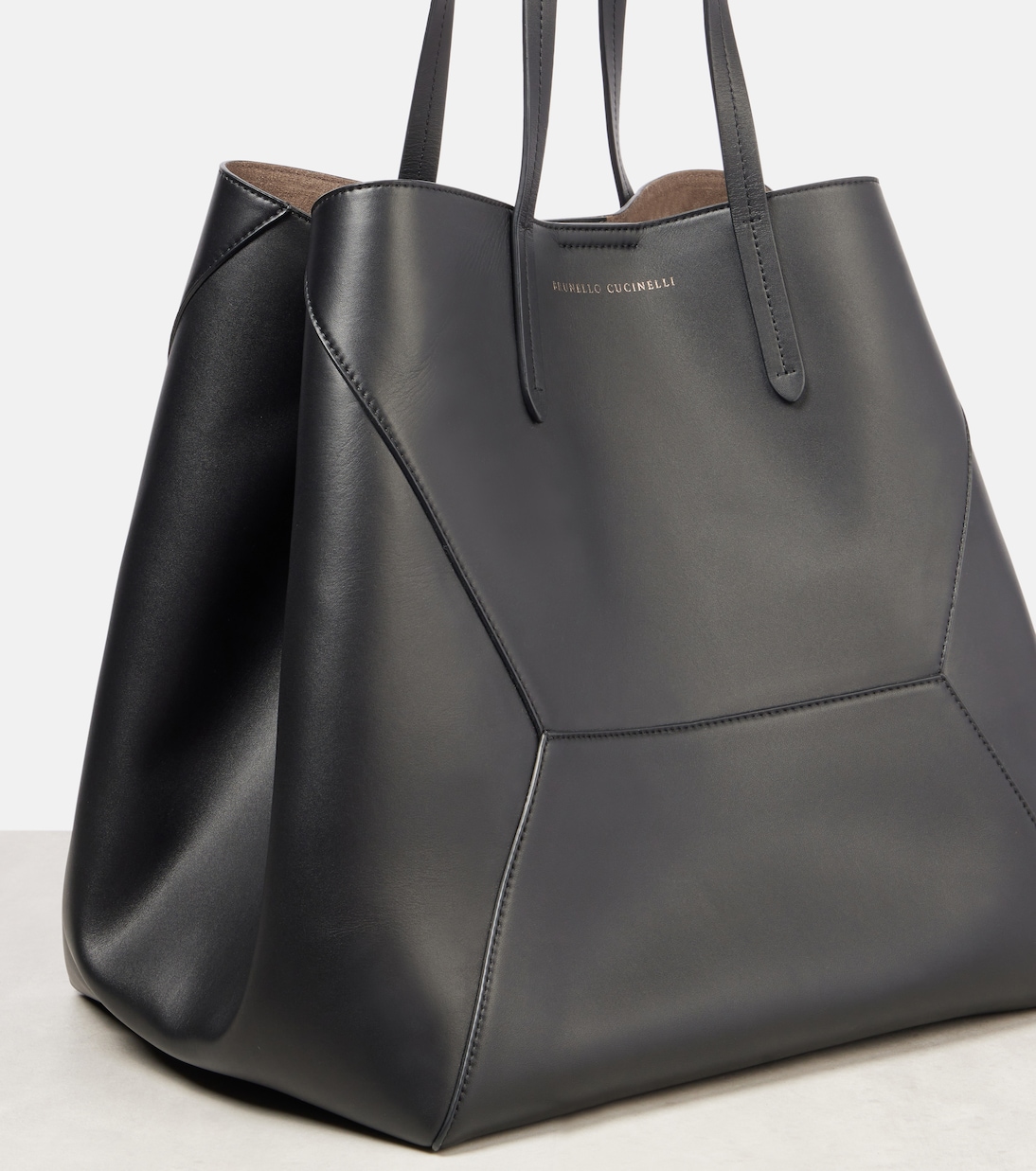 Tote BC Duo Large aus Leder | Brunello Cucinelli