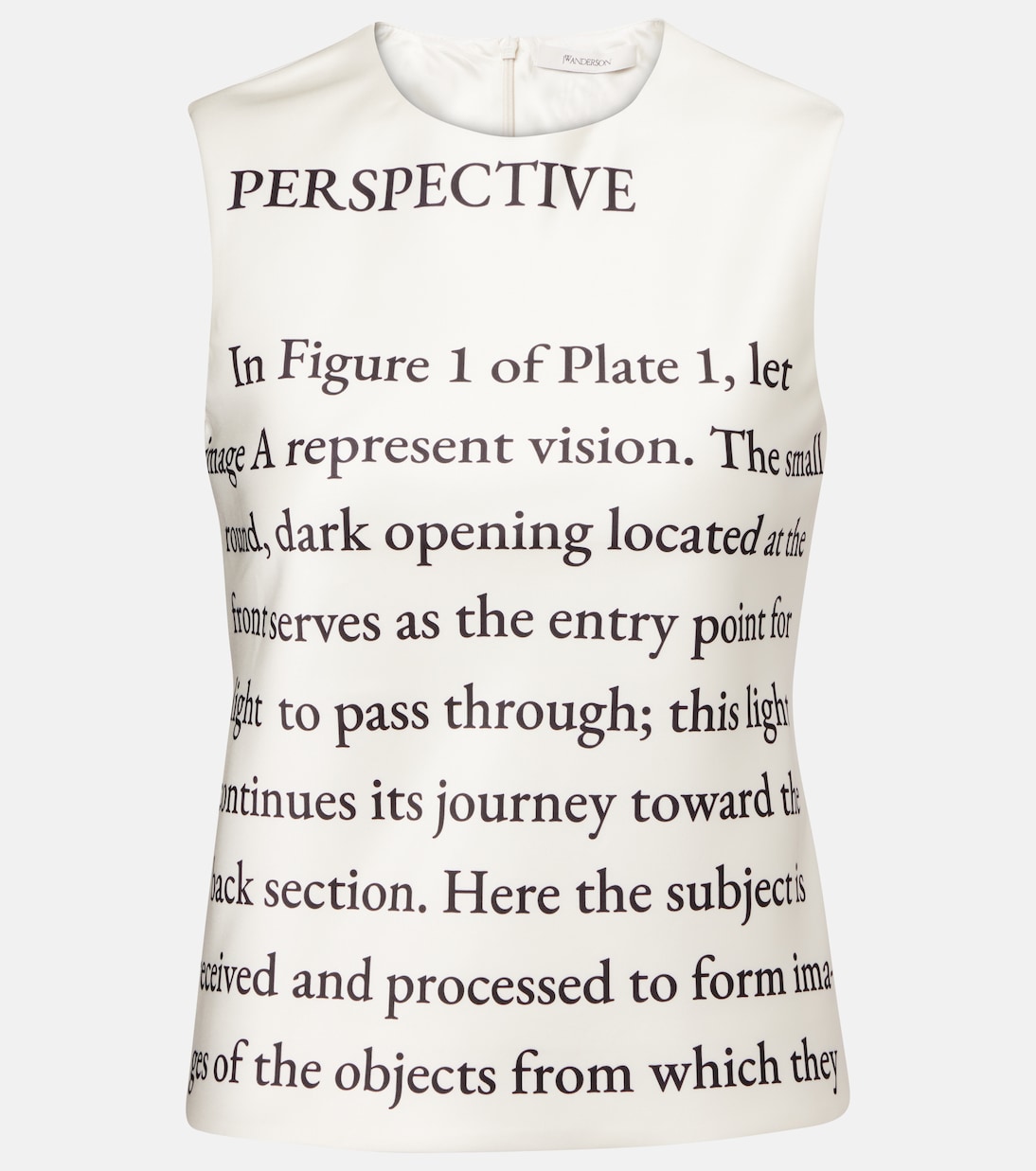 Printed duchesse top | JW Anderson