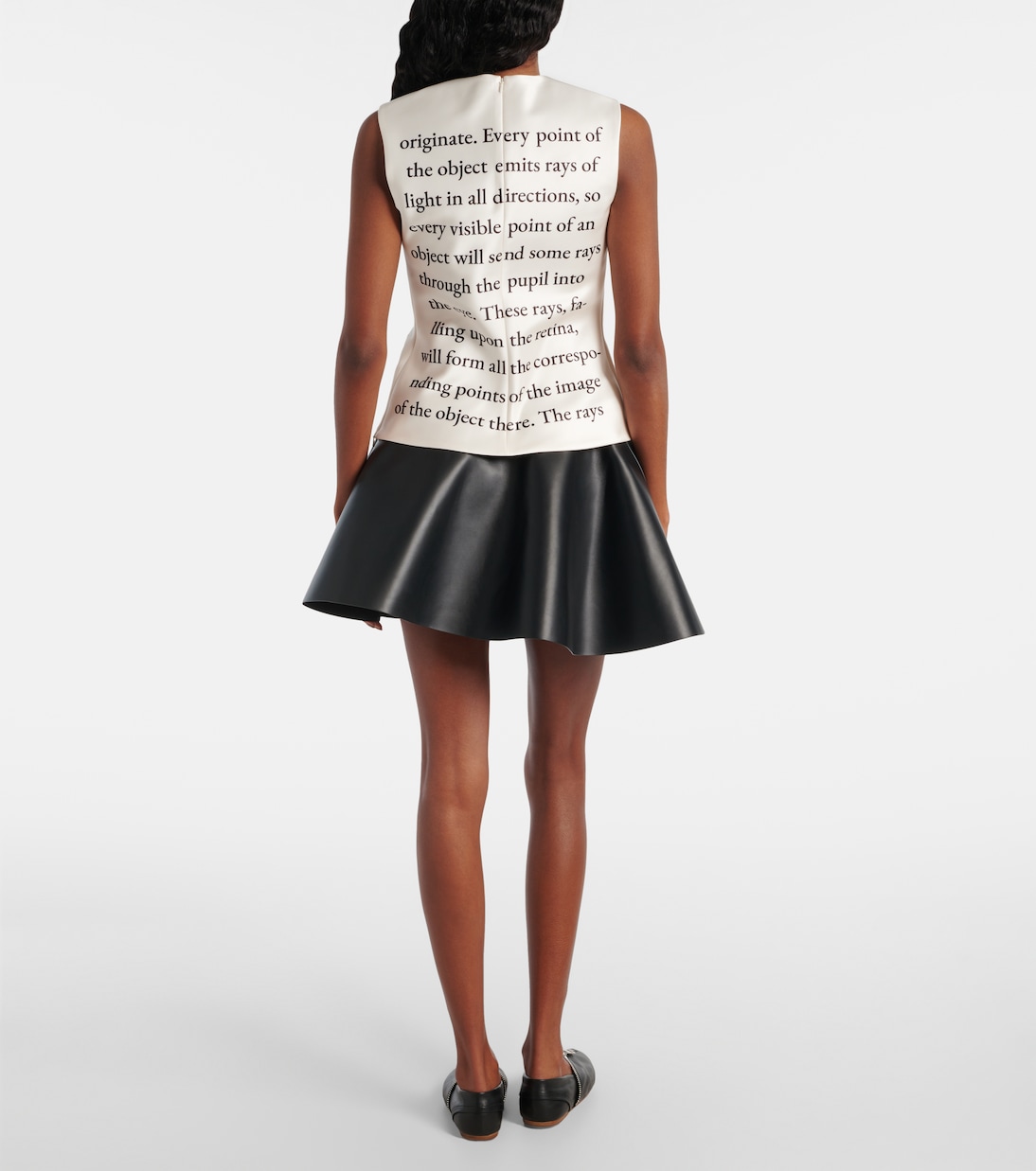 Printed duchesse top | JW Anderson