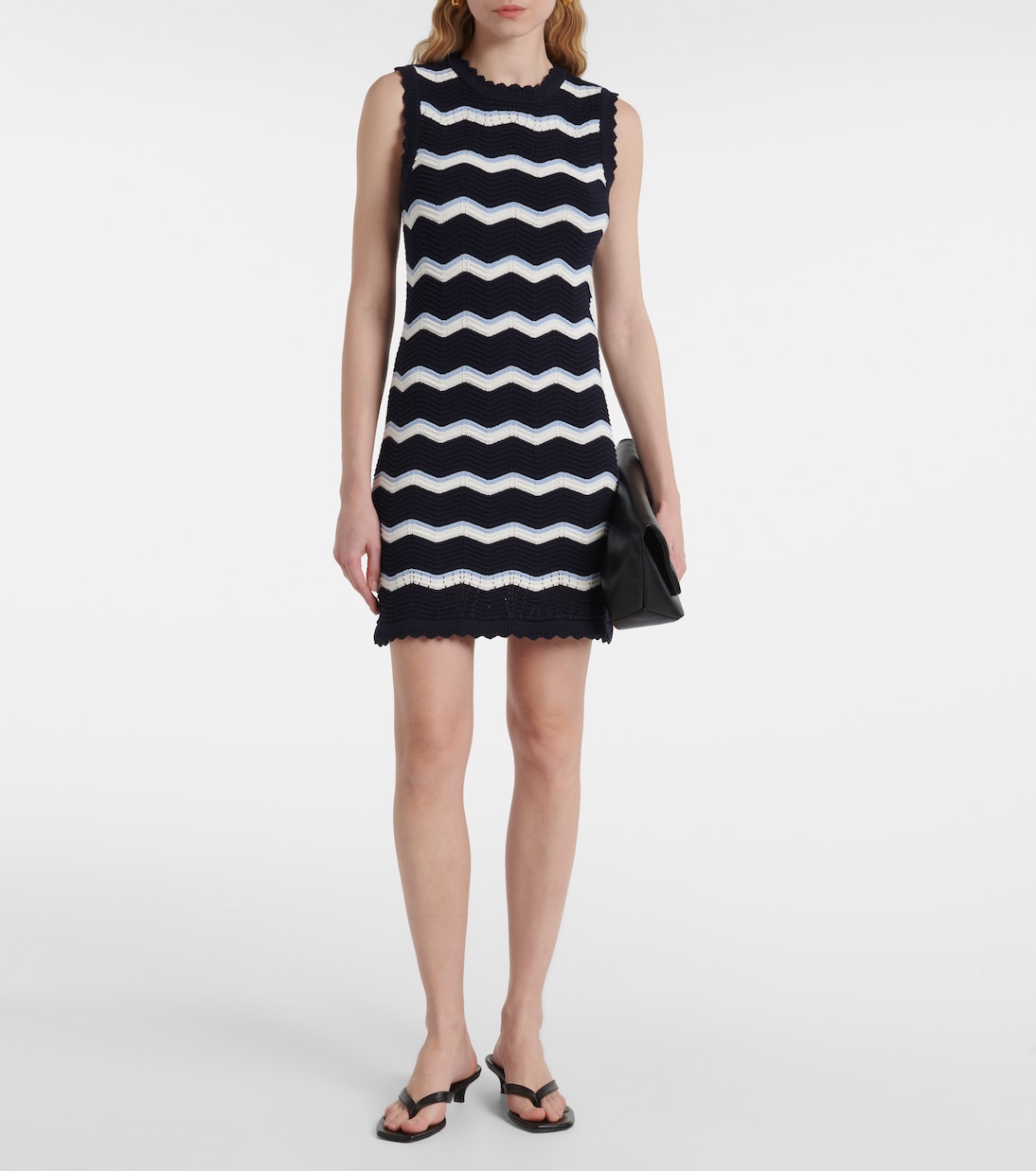 Abito corto Templeton in misto cotone | Veronica Beard