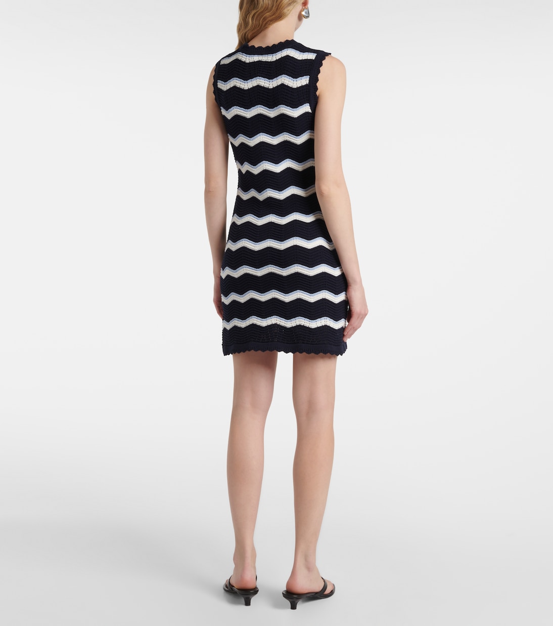 Abito corto Templeton in misto cotone | Veronica Beard