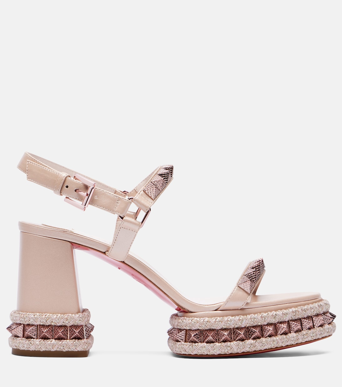 Sandali con plateau Superaclou 85 in pelle | Christian Louboutin