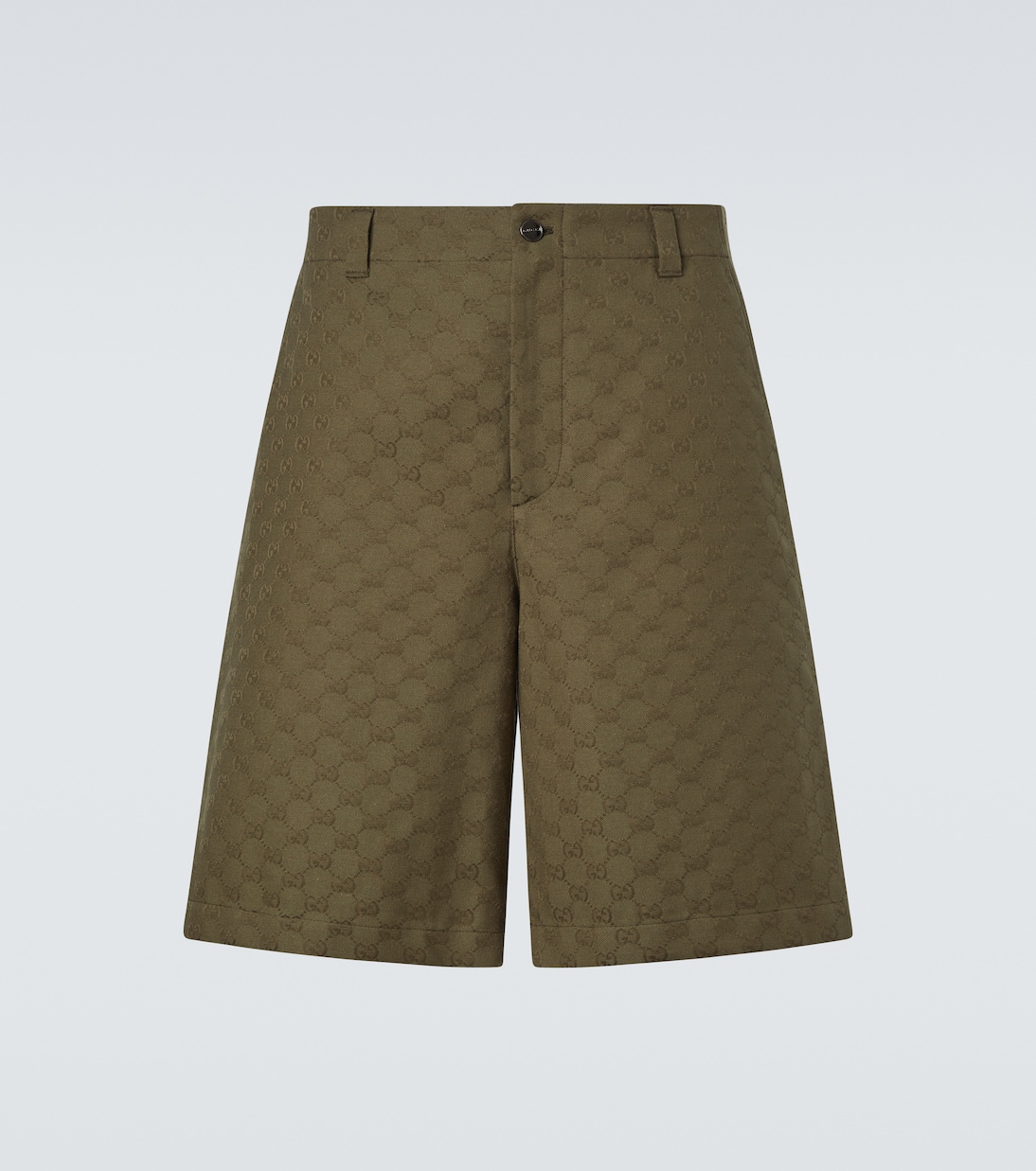 Bermudas en mezcla de algodón con GG | Gucci