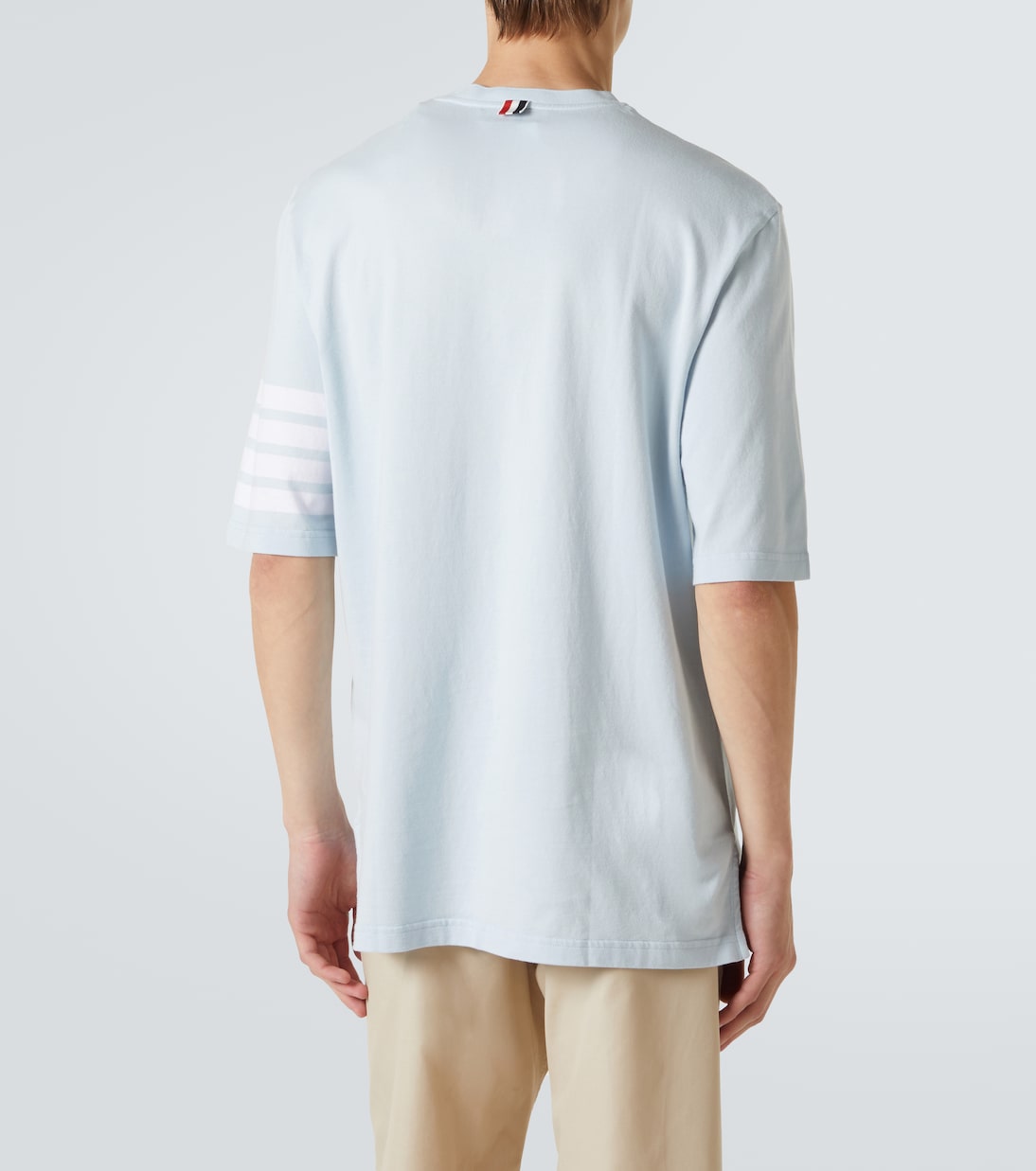 T-Shirt 4-Bar aus Baumwoll-Jersey | Thom Browne