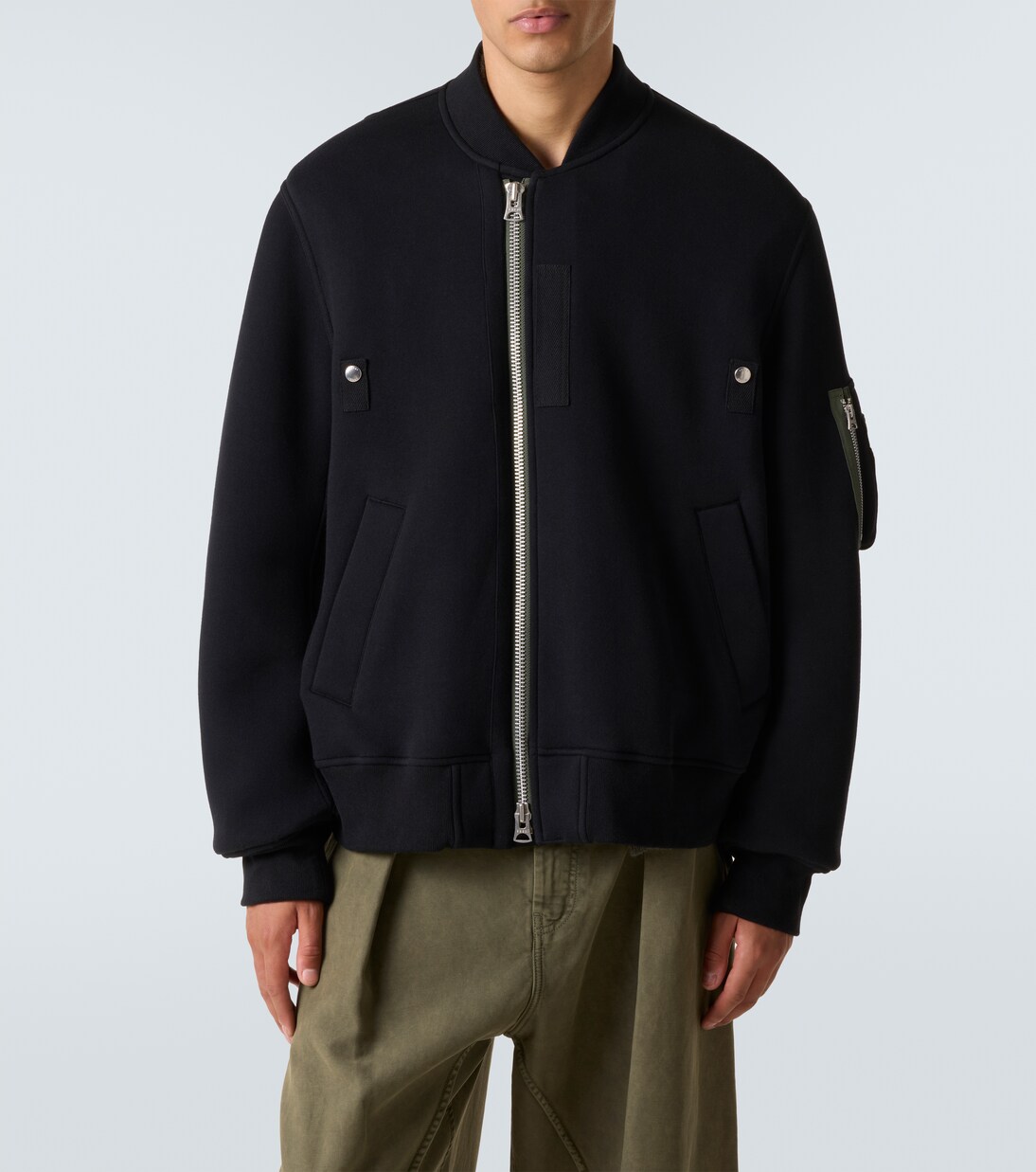 Cotton-blend bomber jacket | Sacai