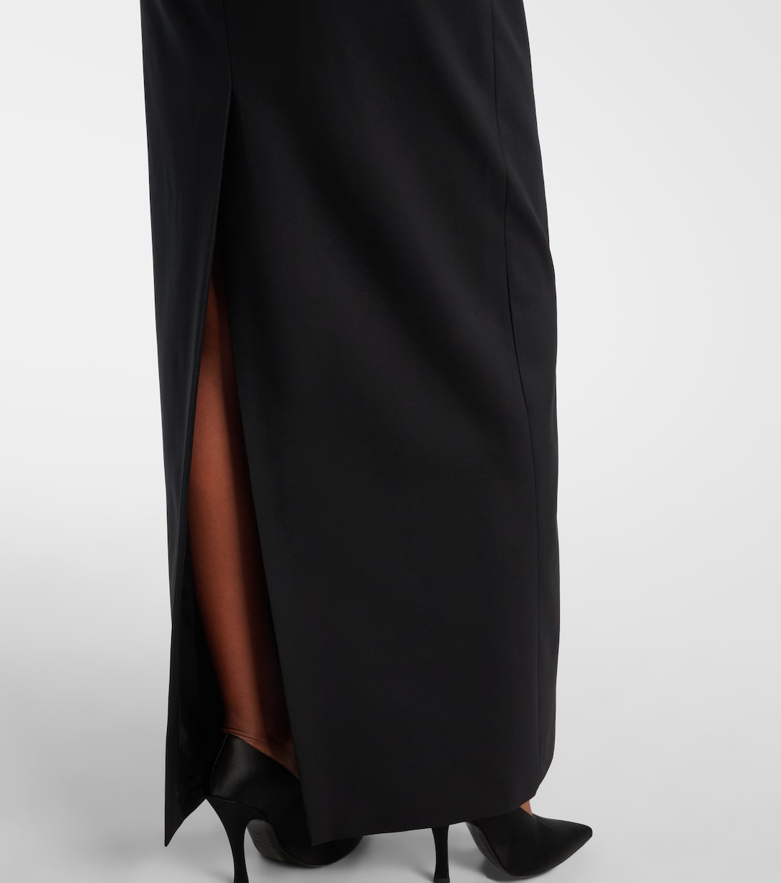 Cutout virgin wool corset gown | Nina Ricci