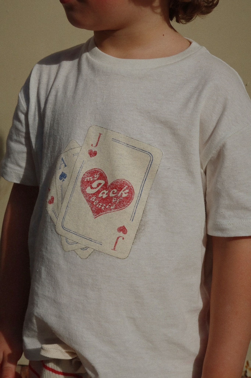 T-Shirt Jack aus Baumwolle und Leinen | Konges Sløjd