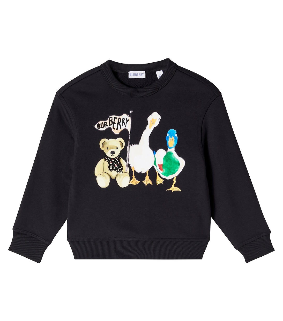 Sudadera en jersey de algodón estampada | Burberry Kids