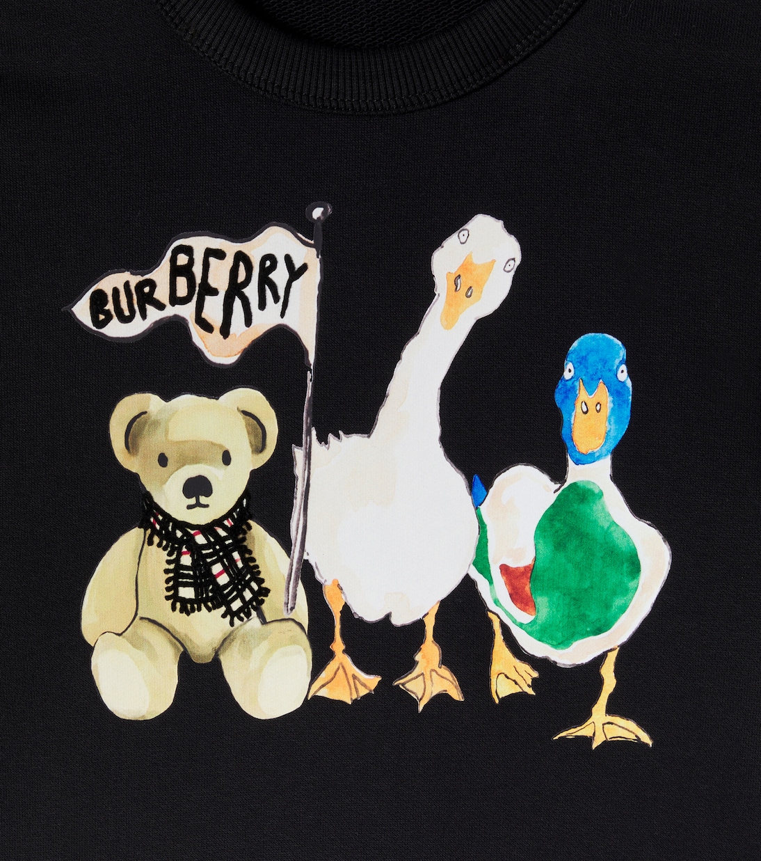 Sudadera en jersey de algodón estampada | Burberry Kids