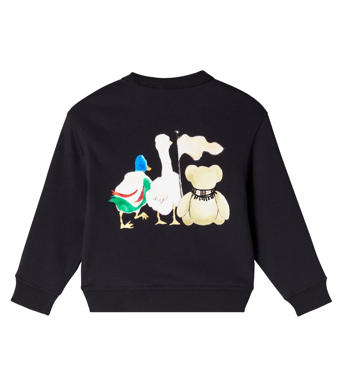 Sudadera en jersey de algodón estampada | Burberry Kids