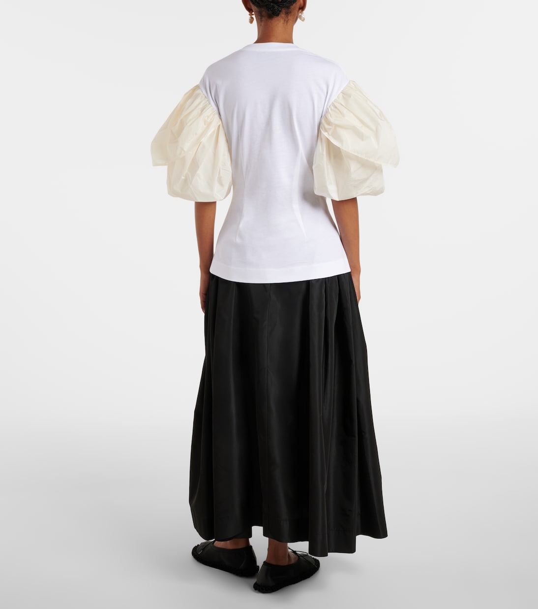 Puff-sleeve cotton jersey T-shirt | Simone Rocha
