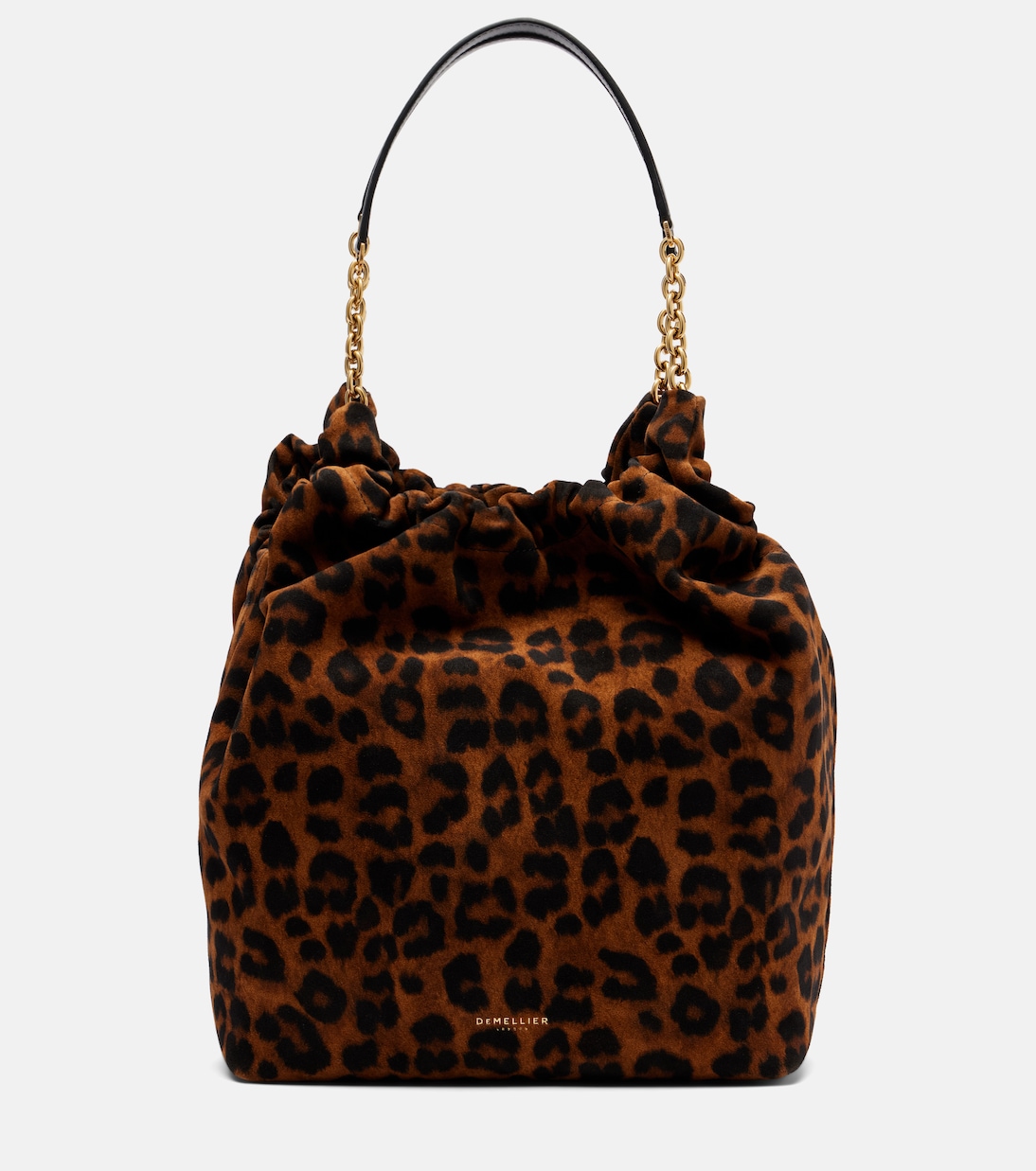Schultertasche Miami Medium aus Veloursleder | DeMellier